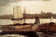 Winslow Homer Glastre small fishing port Spain oil painting artist